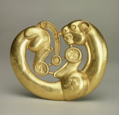 Placa pectoral, de la colección siberiana de Pedro I, de Altai, siglo VII-VI a.C. de Scythian